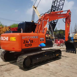 รถขุดตีนตะขาบฮิตาชิ ZX120 นำเข้าจากญี่ปุ่น ยอดขายดี รถขุดก่อสร้างฮิตาชิ ZX120 มือสอง - Product Image 1