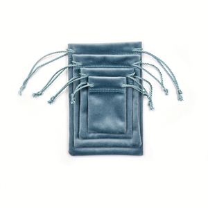 Vente en gros de nouveaux sacs à cordon en velours personnalisés avec logo imprimé pour cadeaux de luxe - Product Image 3