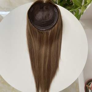 วิกผมคน # SBB- 9x9จาก YF-2306ท็อปเปอร์ผมมนุษย์ผมปลอมฐานทำผมแท้ชาวยุโรป - Product Image 6