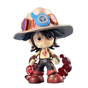 17Cm Q Edition Bonne Qualité Une Pièce PVC Mignon Anime Dessin Animé Modèle Jouet Luffy Frère Anime Figure Portgas <span class=keywords><strong>D</strong></span> <span class=keywords><strong>Ace</strong></span> - Product Image 1