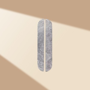 XWS Wholesale Stone <strong>White</strong> Marble Half Moon Cabinet Handle Minimalist Geometric <strong>Drawer</strong> Pull for Wardrobe Furniture Handles <strong>Knobs</strong> - Product Image 6