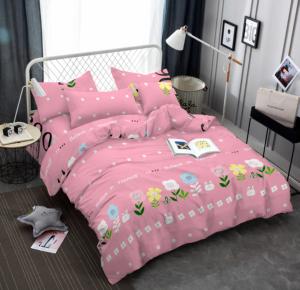 Vente en gros Chine fabricant de tissu tissu polyester pour couette ensemble lit de luxe literie queen drap ensemble-hôtel luxe 1800 - Product Image 1