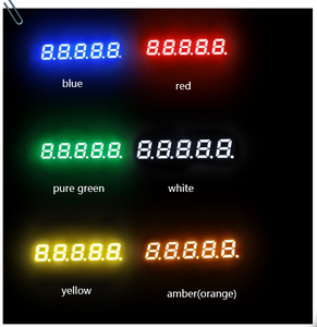 คุณภาพสูงสีขาวพิเศษ 5 บิต <span class=keywords><strong>led</strong></span> fnd 0.28 นิ้วจอแสดงผล <span class=keywords><strong>led</strong></span> <span class=keywords><strong>7</strong></span> ส่วน 5 หลัก - Product Image 6