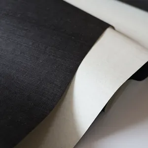 MYWIND nuevo diseño de luz negro Sisal pared decorar papel tapiz chino hecho a mano, papel tapiz de diseñador de revestimientos de paredes - Product Image 1