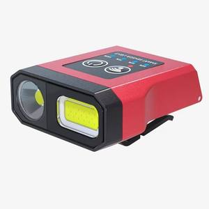 Luz para Gorra, Doble Fuente de Luz, Inducción, Recargable por USB-C, con Clip, COB+XPT LED, para Emergencias y Camping, Súper Brillante - Product Image 1