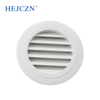 Diffuseur PVC Rond à Lamelles Inclinées pour Système de Ventilation - Capot d'Aération à Air Frais - Vente Chaude