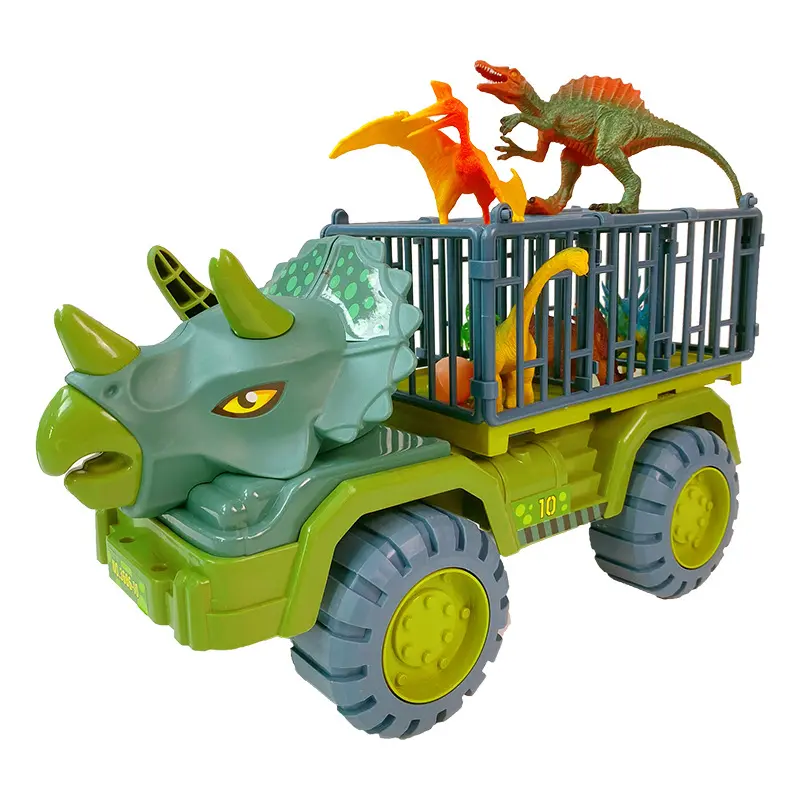 Dinosaur Truck Toys Tyrannosaurus Transport Car Carrier Truck con uovo di dinosauro per bambini 3-5 anni Play Set