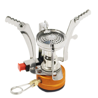 Réchaud à gaz miniature pliable pour le camping en plein air, ultra-léger et portable, pour la randonnée