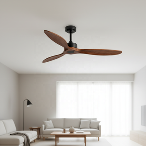 พัดลมเพดานไฟฟ้าขนาด 52 นิ้ว ใบพัดพลาสติก พร้อมรีโมทคอนโทรล มอเตอร์ดีซี <span class=keywords><strong>ราคา</strong></span>ถูก สำหรับระบายความร้อนและตกแต่งบ้าน - Product Image 4