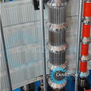 Bolivia phổ biến tấm lợp kim loại tấm Máy uốn cong ibr cong mái tấm Máy làm - Product Image 5