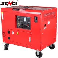 Générateur diesel silencieux Senci 5KW monophasé refroidi par air 5 Kva Générateur portable