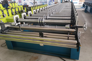 1450mm 1220mm 6 xương sườn 7 xương sườn tự động tấm hình thang máy tấm mái cuộn tạo thành máy cho thị trường Ấn Độ - Product Image 3