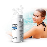 Kits de test d'eau pour spa et piscine Offre Spéciale 3 en 1 avec bandelettes de test d'alcalinité totale et de pH du chlore libre