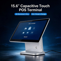Sistema de Punto de Venta (POS) Todo en Uno con Pantalla Táctil Inteligente de 15.6 Pulgadas para Escritorio, Precio al por Mayor