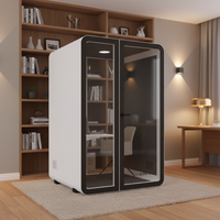 Cabines de travail modernes UNIBOOTH, durables, multifonctionnelles, insonorisées, pour bureaux, écoles, supermarchés, parcs, ateliers