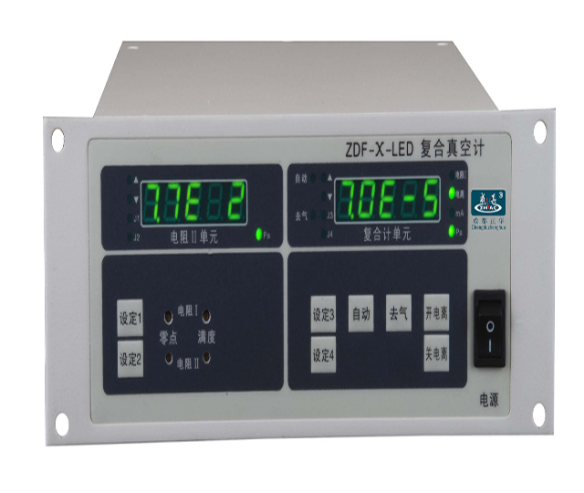 ZHVAC Brand ZDF-X-LED Vacuum Gauge / Pressure Gauge Vacuum Gauge for Vacuum Metalizing Machine Application/digital Vacuum Gauge