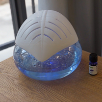 Humidificateur d'air portable, diffuseur d'huiles essentielles, commande intelligente, fonctionnement silencieux, purificateur d'air pour voiture, aromathérapie, mini humidificateur en plastique pour chambre à coucher