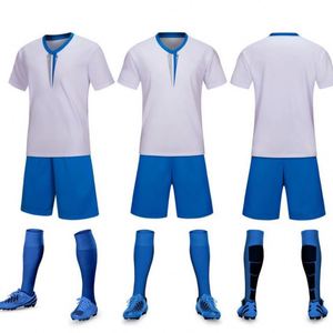 ชุดฟุตบอลชายแบบกำหนดเอง เสื้อเจอร์ซีย์สโมสรสำหรับฝึกซ้อม ระบายอากาศ แห้งเร็ว แขนสั้น ชุดยูนิฟอร์มขายส่ง - Product Image 2