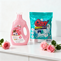 COVY Pod Cuci Pakaian Ramah Lingkungan Sekali Pakai dengan Aroma Mawar Tahan Lama, Kemasan Ekonomis, Kualitas Tinggi Harga Terjangkau
