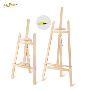 Xin Bowen fournitures de bureau scolaire chevalet en bois de hêtre de haute qualité 90/120/150/175cm chevalet support pour peinture - Product Image 1