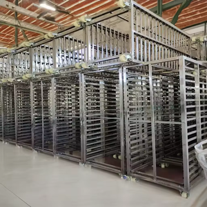 Carrito de Vapor Multifuncional Personalizable de 12/15/18/20 Niveles, Carrito de Bandejas para Hornear para Hoteles y Restaurantes - Product Image 6