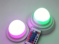 Ampoule LED sans fil pour remplacement de barre lumineuse LED, rechargeable, 16 couleurs, étanche