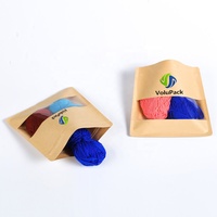 Sacs en papier kraft brun avec fermeture éclair, impression de logo personnalisée, emballage alimentaire, sacs en plastique avec fermeture éclair