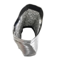 Conduit de papier d'aluminium Ventilation de cuisine Conduit flexible rectangulaire en aluminium