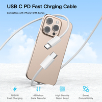 Cable Colorido UNIEAN de Tipo C a USB para Teléfono Móvil Apple, Cable de Carga USB-C OEM ODM USB 2.0 3A 60W de Carga Rápida