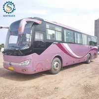사용 Yutong 45-55 좌석 디젤 버스 사용 수동 버스 왼손 드라이브 사용 여객 버스