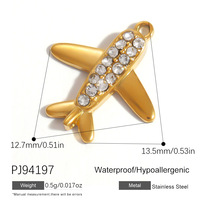 Pendentif amusant YML en acier inoxydable plaqué or et argent, émail, zircon, poisson océanique, cœur, accessoires de bijoux DIY, étanche