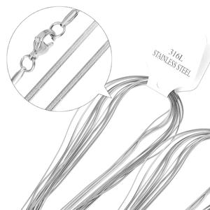 Collar de Cadena de Acero Inoxidable con Baño de Oro de 18k, Minimalista, Personalizado, a Prueba de Agua, para Mujer, Venta al Por Mayor - Product Image 4