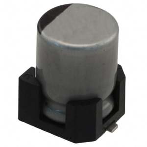 UBC1E101MNS1GS Original Electronic Components suppliers Aluminum Electrolytic <strong>Capacitors</strong> 100 uF &plusmn;20% 25V <strong>Surface</strong> Mount - Product Image 1