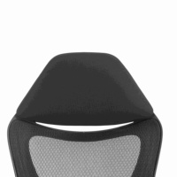 Chaise de bureau ergonomique en maille avec dossier inclinable, accoudoirs relevables, certifiée BIFMA, cadre noir pour bureau à domicile, salle de conférence