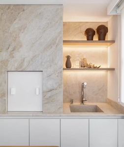 Sang trọng tự nhiên đá Countertop thạch anh Granite quartzit đá cẩm thạch ấm màu be màu Taj Mahal - Product Image 1