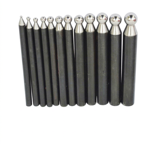 Poinçons de dapping pour la fabrication de bijoux en acier, outils de formage de métaux durcis, ensemble d'outils de bijouterie | GS593 - Product Image 1