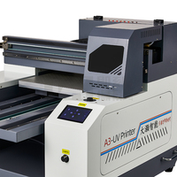 Impresora UV DTF Automática DAHAO de Cama Plana A3 2400dpi para Cabezal de Impresión XP600, Carcasas de Teléfono, Acrílico, Trofeos, Lienzos y Vasos