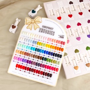 Set de Uñas Macaron en 58 Colores, Esmalte de <span class=keywords><strong>Gel</strong></span> UV Brillante con Botella en Forma de Corazón para Salón de Uñas Profesional - Product Image 3