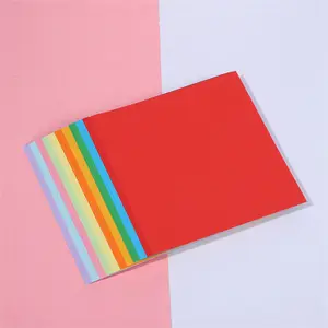 A4 color paper card large sheet thickened handmade copy r Printer paper Kindergarten students DIY materials