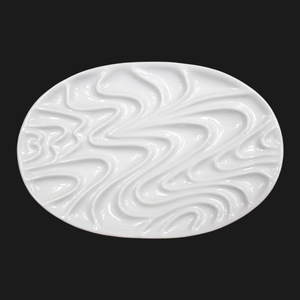 Palette de peinture céramique pour aquarelle, plateau de mélange personnalisable pour <span class=keywords><strong>gouache</strong></span>/<span class=keywords><strong>acrylique</strong></span>, rose/ovale/rectangulaire/28 trous, fournitures artistiques - Product Image 6