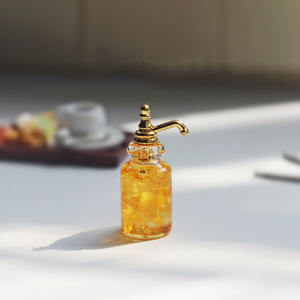 The New Doll's House Botellas en miniatura Simulado Mini tarro de vidrio Fruta Botella de <span class=keywords><strong>vino</strong></span> Micro Shot Props - Product Image 6