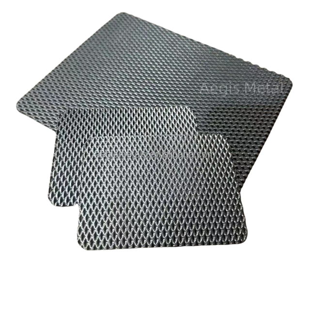 Ruru Mmo Coated Titanium Cathode Plate Metal Expanded Titanium Mesh Diamond Expanded Titanium Mesh