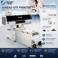 Machine DTF LETOP pour film PET, t-shirt DTF I3200, imprimante d'autocollants numériques 60CM