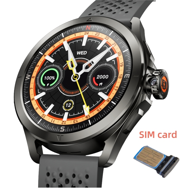 4G Smart Watch U7 with SIM Card 3+32GB Memory 1.5-inch 480*480 AMOLED Screen Rotating Camera  Video Phone Calls Adriod Watch
