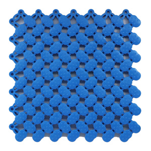 מחצלת אמבט pvc מודרני מחצלת קל פאזל נקי עיצוב מודולרי עבור גן הבית בריכת שחייה - Product Image 5