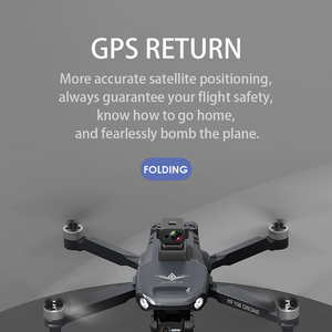 โดรน JXI KF106 Max Rc พร้อมกล้องคู่ ระบบ GPS กลับอัตโนมัติ หลบหลีกสิ่งกีดขวาง กล้อง FPV 4K HD - Product Image 3