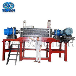 100-2000 kg/h gomma rifiuti trituratore pneumatici macchina di riciclaggio - Product Image 5