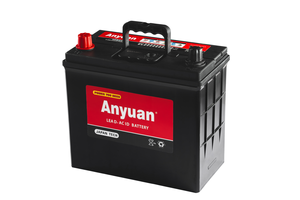 Nouvelle <span class=keywords><strong>batterie</strong></span> de démarrage au plomb sans entretien Anyuan 46B24 12V 45Ah 350CCA JIS à ajustement universel, garantie 12 mois - Product Image 3
