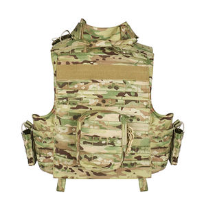 Chaleco Táctico Multifuncional de Nailon con Camuflaje, Portaplacas, Corte Láser, Sistema Molle, Liberación Rápida, Chaleco para Caza - Product Image 5