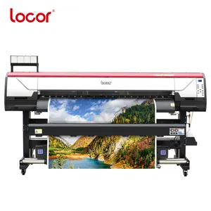 Locor-impresora de inyección de tinta digital, máquina de alta velocidad, cabezal 3200, 1.m, 2/4 cabezales